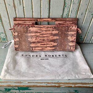 Sondra Roberts clutch with dust bag